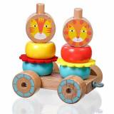 Lucy & Leo Каталка-пирамидка Лев и Львица