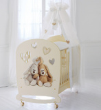 BabyExpert  Детская кровать Cremino / цвет крем (бежевая)