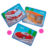 Развивающая игра Magnetic Book Весёлый транспорт