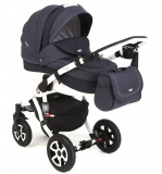 Коляска 2 в 1 Adamex Barletta standard PIK4 / синий