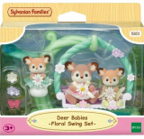 Sylvanian Families Игровой набор "Малыши Оленята на цветочных качелях"