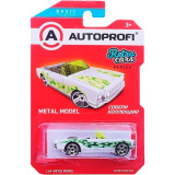 (м.) Машинка коллекционная 1:64, Серия RETRO CARS, B/RET-008, белый, 1/24/48