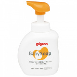 Pigeon Мыло-пенка для детей Baby foam Soap с гиалуроновой кислотой и керамидами, 500 мл / цвет белый