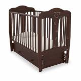 Гандылян Кровать детская "Мишель" маятник универсальный / цвет орех