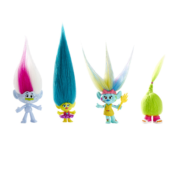 Hasbro Trolls Игровой набор 4 Тролля