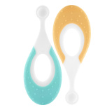 Roxi Kids Зубная щетка для детей Seahorse ультрамягкая, 10.000 щетинок, 2 штуки / цвет мятный, оранжевый