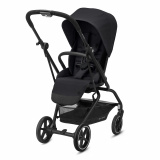 Cybex Детская коляска Eezy S Twis + 2 BLK Deep Black с бампером