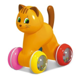 Stellar Игрушка-покатушка Котик / цвет оранжевый
