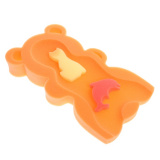 Матрасик для купания младенцев "Adik Mini  Bear" Orange