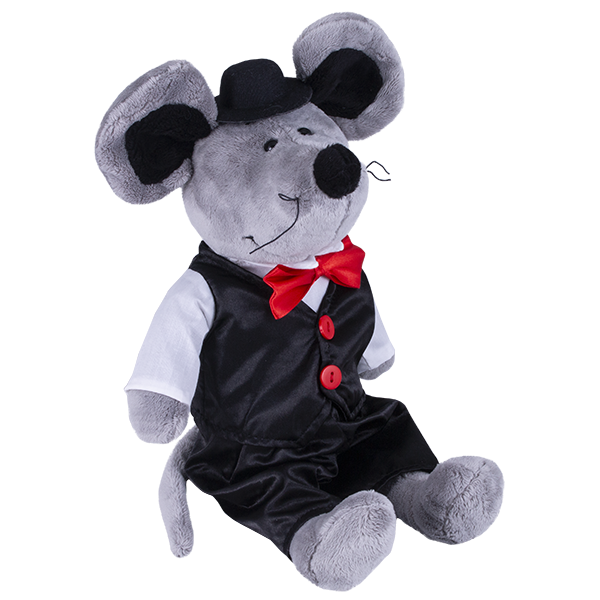 Softoy Игрушка Мышь в костюме, 36 см S890/20