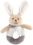 Chicco Мягкая игрушка-погремушка Зайчик