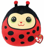 Ty Мягкая игрушка Squish-a-Boos Божья коровка Izzy, 25 см