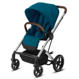 Cybex Прогулочная коляска Balios S Lux SLV / цвет River Blue/Синий