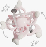 Heorshe Прорезыватель-игрушка Galaxy Teether / цвет розовый