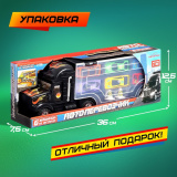 Грузовик металлический «Перевозчик», инерция, с 6 машинками 9781721