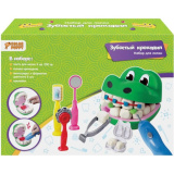 Color Puppy Набор для лепки "Зубастый крокодил", тесто 250г, аксессуары