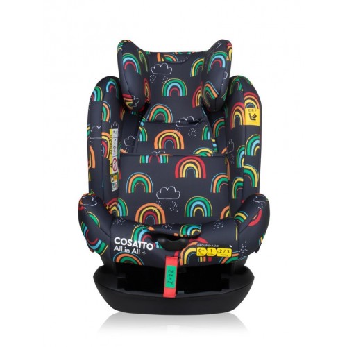 Cosatto Удерживающие устройство для детей All in All Plus (Disco Rainbow), 0-36 кг, Isofix