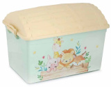 Альтернатива Контейнер для игрушек "Зверюшки", 50 л