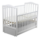 Papaloni Детская кроватка Винни маятник универсальный / цвет белый