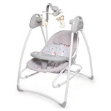Babycare Электрокачели Butterfly 2в1 с адаптером/ цвет серый