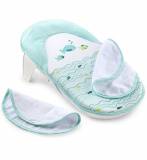 Summer infant Лежачок для купания Bath Sling / голубой/рыбки
