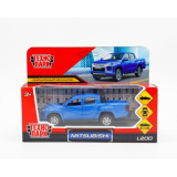 Технопарк Машина металлическая MITSUBISHI L200 13 см, инерционная / синий