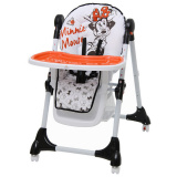 Polini kids Стульчик для кормления Disney baby 470 / цвет Белый, Минни Маус