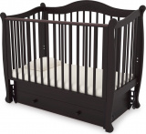 Гандылян  Детская кроватка Моника универсальный маятник / цвет махагон