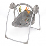 Babycare, Электрокачели Riva с адаптером / Серый Grey