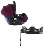 Britax Roemer Детское автокресло Baby-Safe2 i-Size + база Flex / группа 0/I / цвет фиолетовый / Burgundy Red