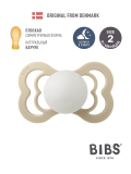 Пустышка латекс.ночная BIBS Supreme Glow - Vanilla, 6+ мес.