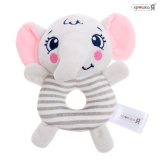 Крошка Я игрушка "Развивающая погремушка" слон/ цвет серый SL-07126B   10487621
