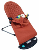 Luxmom Шезлонг Joyoy / цвет красно-кирпичный