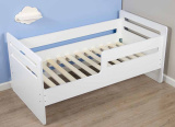 Ивашка Кровать подростковая "Woodenbed" 4 ЛДСП / цвет белый
