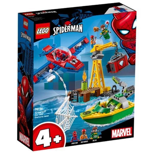 Lego Конструктор Супер Герои Человек-паук: Похищение бриллиантов Доктором Осьминогом