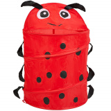 Bondibon Корзина для хранения игрушек Божья коровка 34*54 см, текстиль
