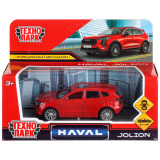 Машина металл haval jolion 10,5 см, двери, инерц. красный, кор. Технопарк 414558