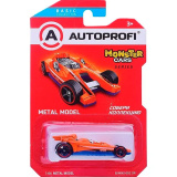  Машинка коллекционная 1:64, Серия MONSTER CARS, B/MNS-002, оранжевый, 1/24/48