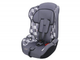 Автокресло Zlatek Atlantic Print гр. 1-2-3 модерн / серый