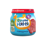 Фрутоняня Пюре из говядины 80гр