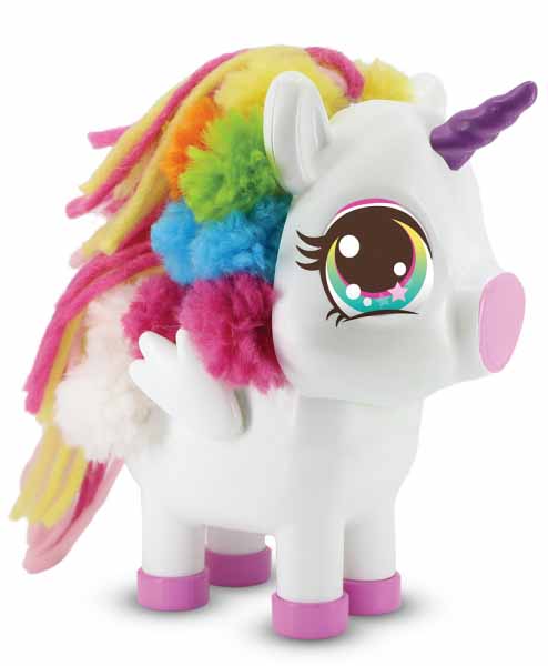 Ruffle Fluffies Набор для создания игрушки из помпонов "Единорожка Юника"