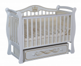 Антел Кровать детская "Julia"(111) универсальный маятник / цвет белый