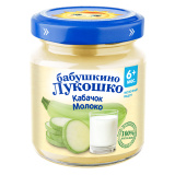 Бабушкино Лукошко Пюре из Кабачков с Молоком с 5 мес 100г