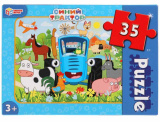 Умные игры Макси-пазл "Синий трактор", 35 деталей