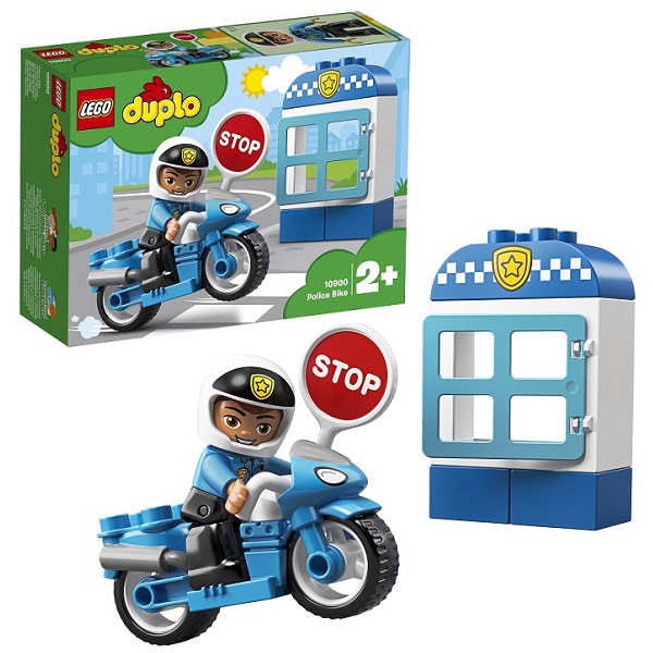 Lego Конструктор Duplo "Полицейский мотоцикл"