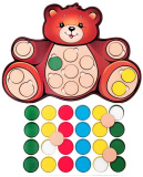 Дидактическая игра «Весёлые кружочки - Мишка»