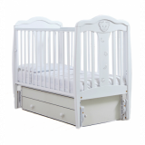 Гандылян Кровать детская Мишель маятник универсальный К-2006-2м / цвет белый