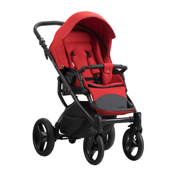 Bebetto Детская коляска 2 в 1 Luca / цвет красный 15, рама черная