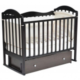 Антел детская кроватка anita 9 / цвет шоколадный