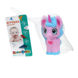 КАПИТОШКА Игрушка пластизоль для ванны "Единорог", в сетке YF-06-2023